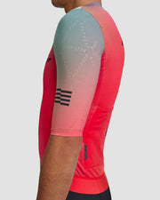 MAAP Blurred Out Pro Hex Men's Jersey 2.0 Red Mix