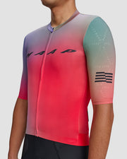 MAAP Blurred Out Pro Hex Men's Jersey 2.0 Red Mix