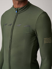 MAAP Evade Men's Thermal Longsleeve Jersey 2.0 Bronze Green