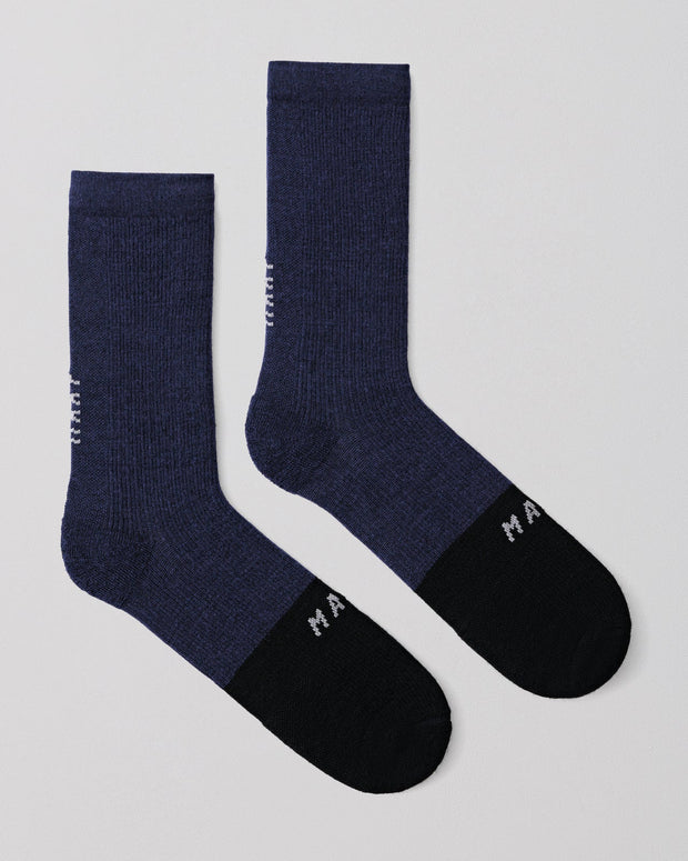 MAAP Division Merino Socks Navy/Black - Maats Cycling Culture