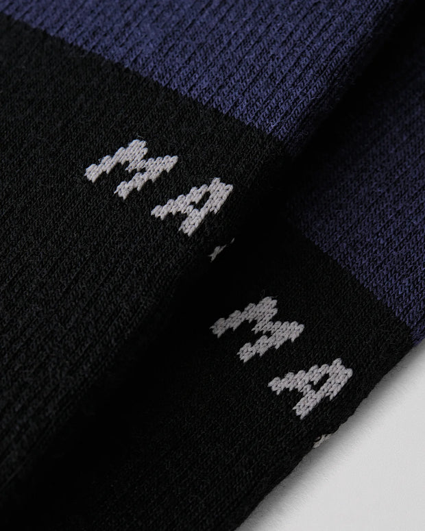 MAAP Division Merino Socks Navy/Black - Maats Cycling Culture
