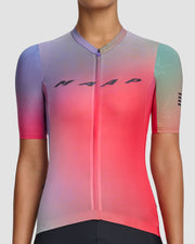MAAP Blurred Out Pro Hex Women's Jersey 2.0 Red Mix