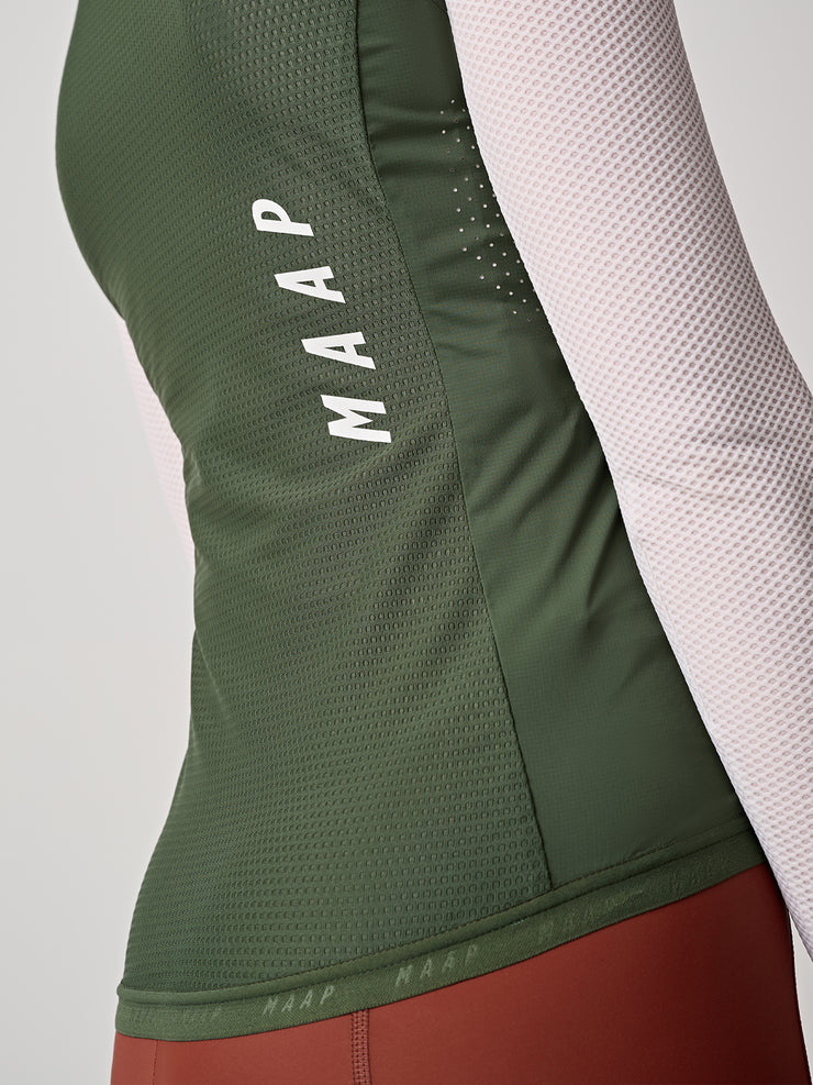 MAAP Draft Team Women's Vest Bronze Green