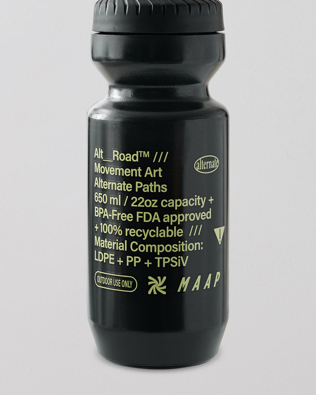 MAAP Alt_Road Bottle Black/Shadow Lime - Maats Cycling Culture