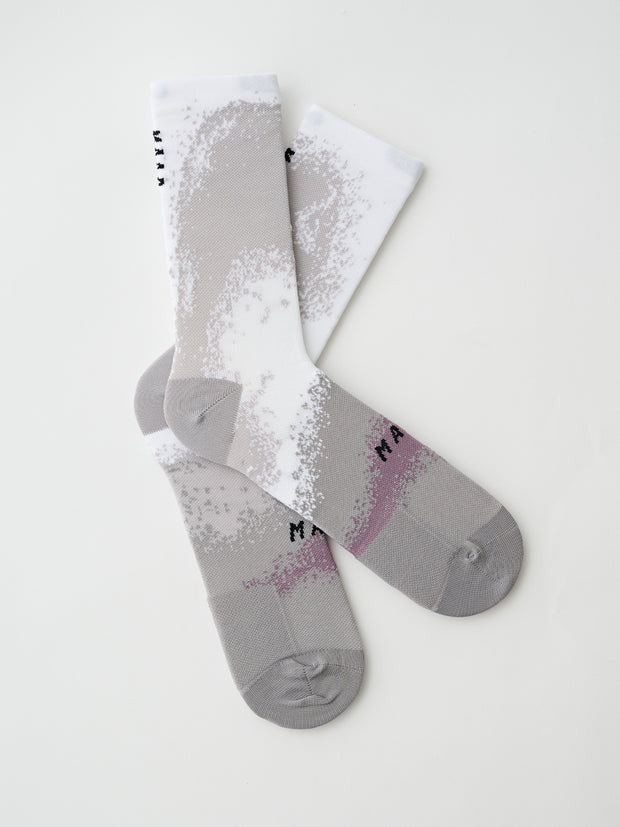 MAAP Blurred Out Socks White Mix - Maats Cycling Culture