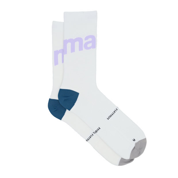 MAAP Training Socks White/Purple