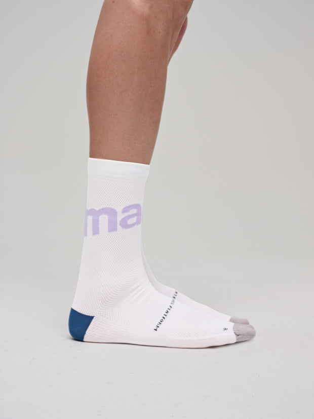 MAAP Training Socks White/Purple