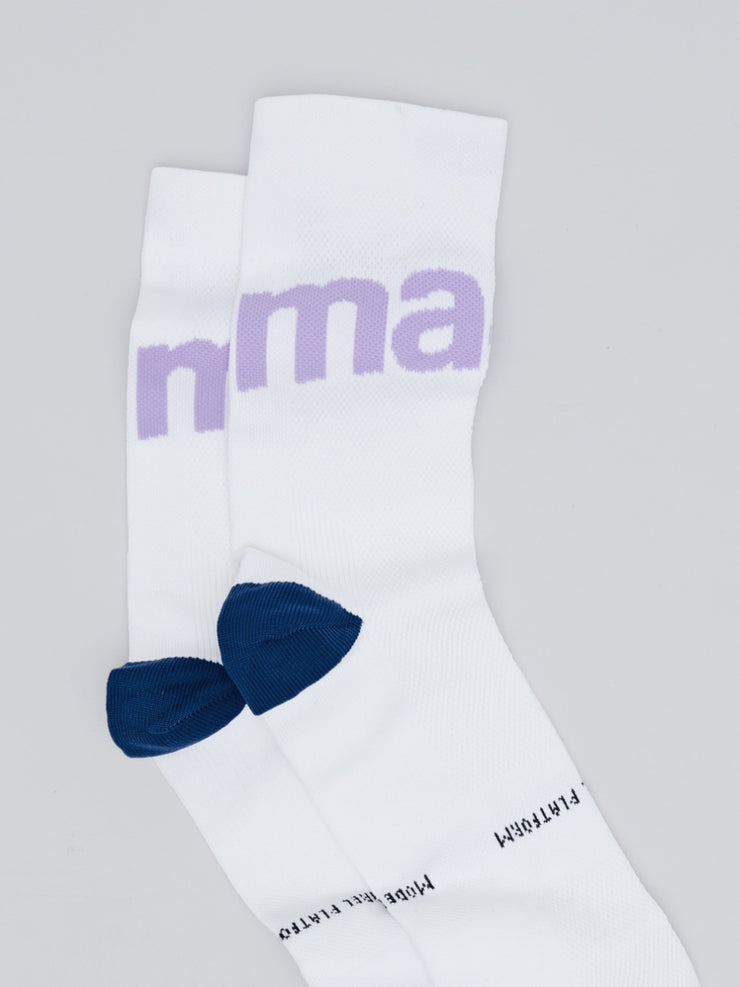 MAAP Training Socks White/Purple
