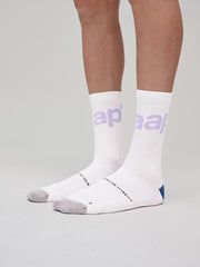 MAAP Training Socks White/Purple