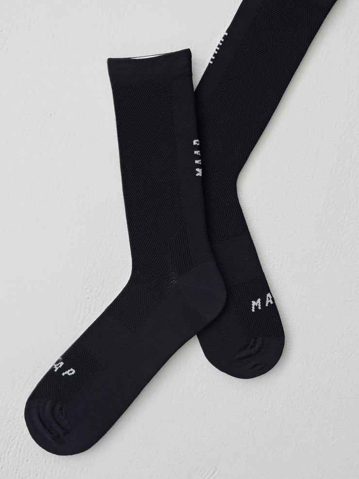 MAAP Division Mono Socks (Long) Black - Maats Cycling Culture