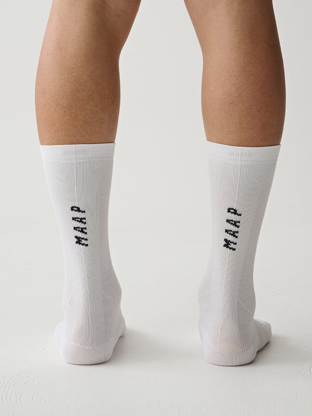 MAAP Division Mono Socks (Long) White - Maats Cycling Culture