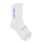 MAAP Emerge Socks White/Fluoro Purple