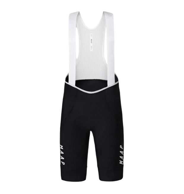 MAAP Team Evo Men's Bib Shorts Black/White - Maats Cycling Culture