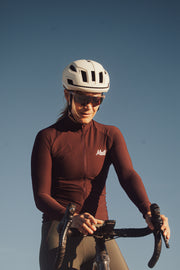 Maats Club Longsleeve Jersey Burgundy
