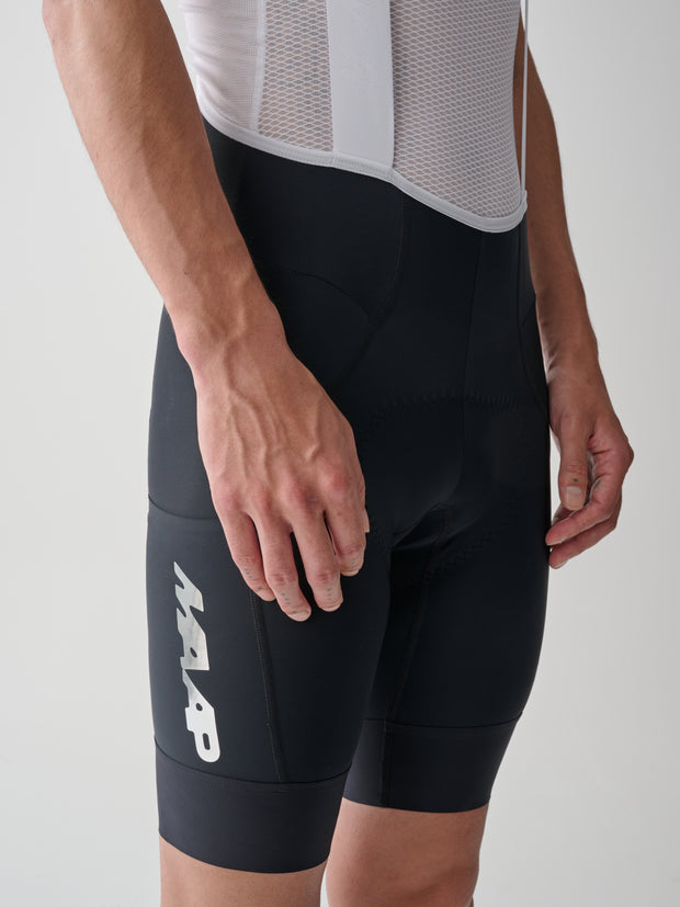 MAAP x Bleach Team Evo Men's Cargo Bib Shorts Black/Chrome