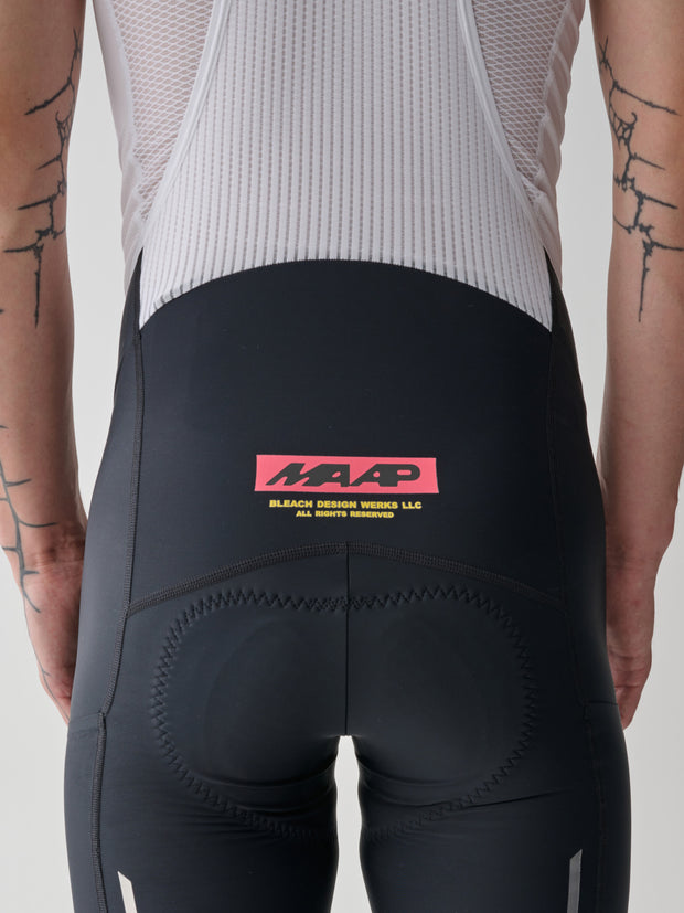 MAAP x Bleach Team Evo Men's Cargo Bib Shorts Black/Chrome