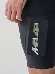 MAAP x Bleach Team Evo Men's Cargo Bib Shorts Black/Chrome