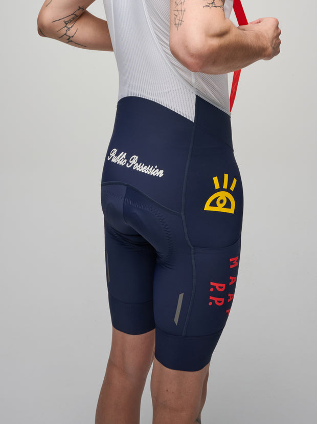 MAAP x Public Possession Men's Team Bib Evo Cargo Navy