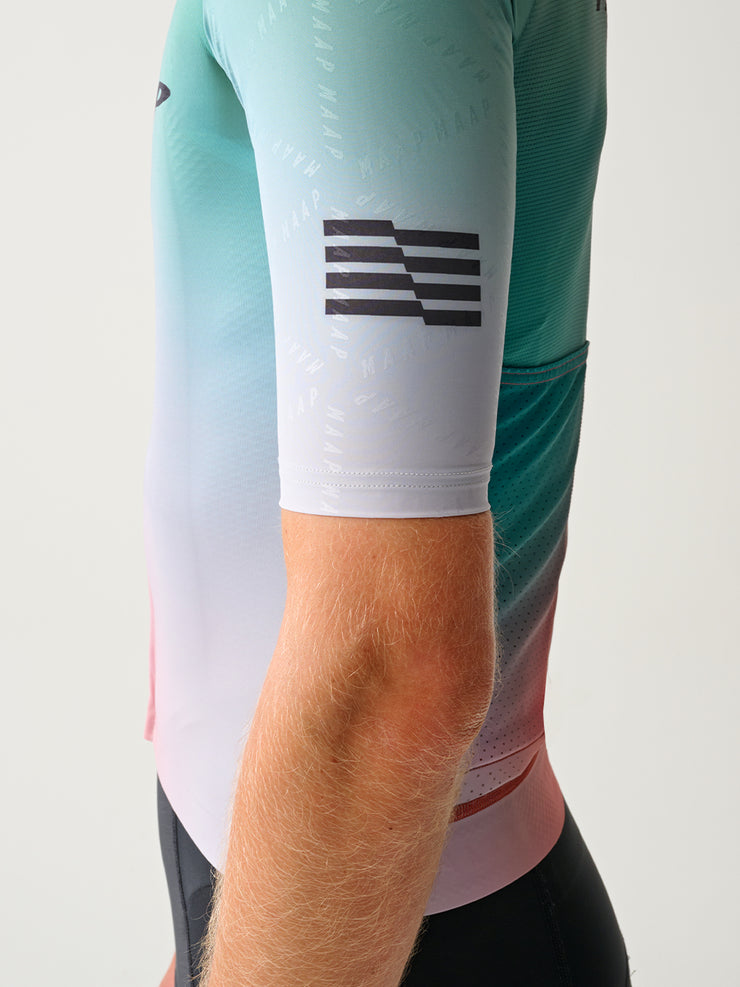 MAAP Blurred Out Pro Hex Men's Jersey 2.0 Flame Mix - Maats Cycling Culture