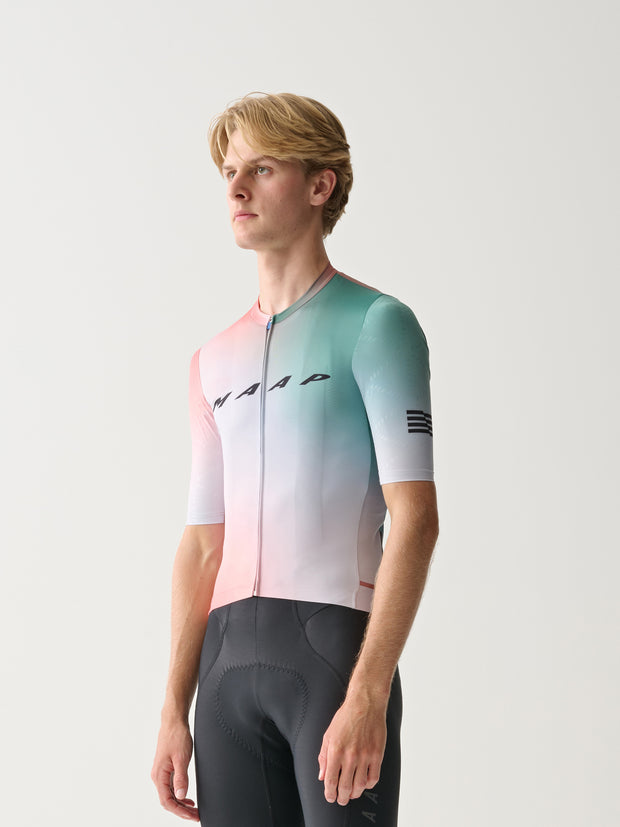 MAAP Blurred Out Pro Hex Men's Jersey 2.0 Flame Mix - Maats Cycling Culture