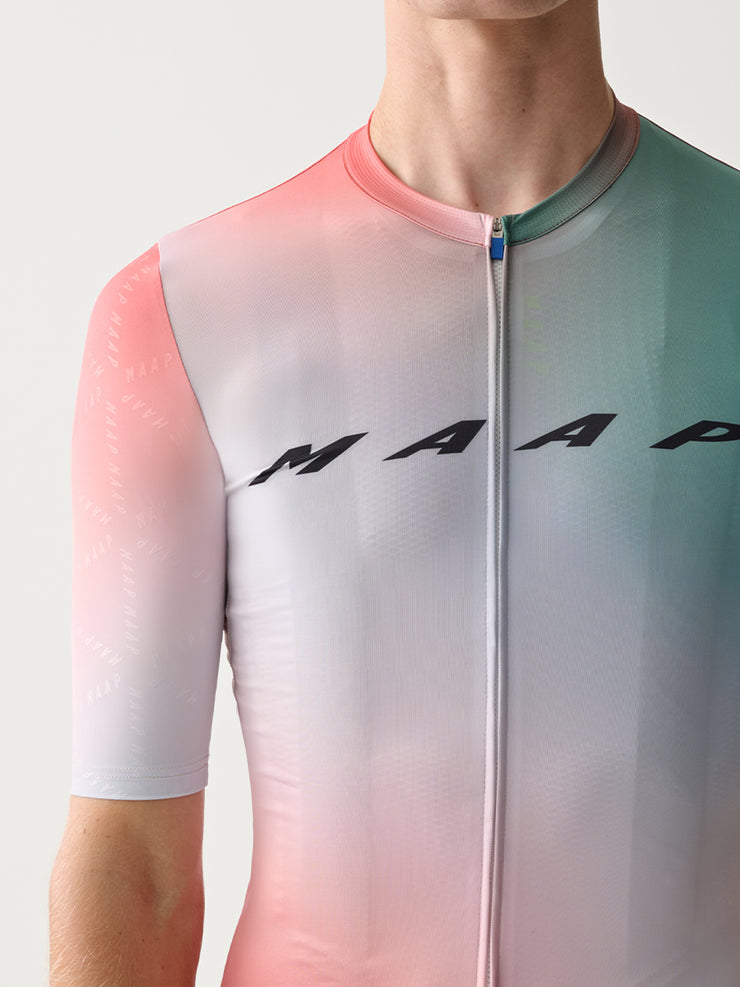 MAAP Blurred Out Pro Hex Men's Jersey 2.0 Flame Mix - Maats Cycling Culture