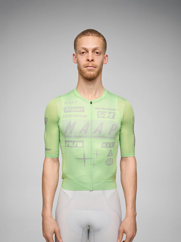 MAAP Drome Men's Pro Air Jersey 3.0 Foam Green