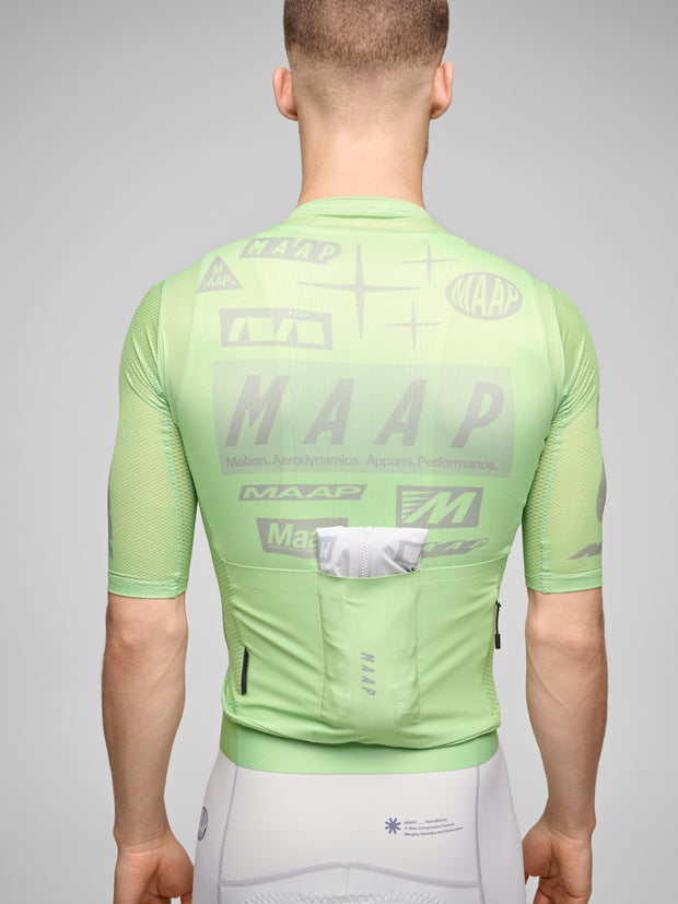 MAAP Drome Men's Pro Air Jersey 3.0 Foam Green