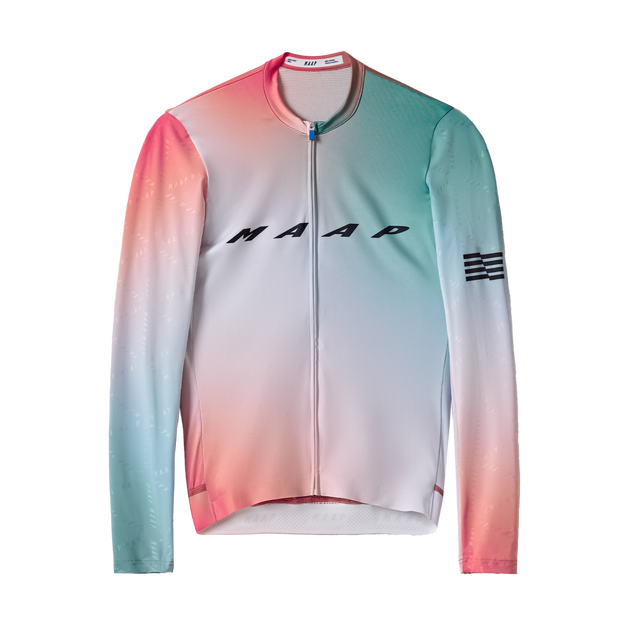 MAAP Blurred Out Pro Hex Men's Longsleeve Jersey Flame Mix