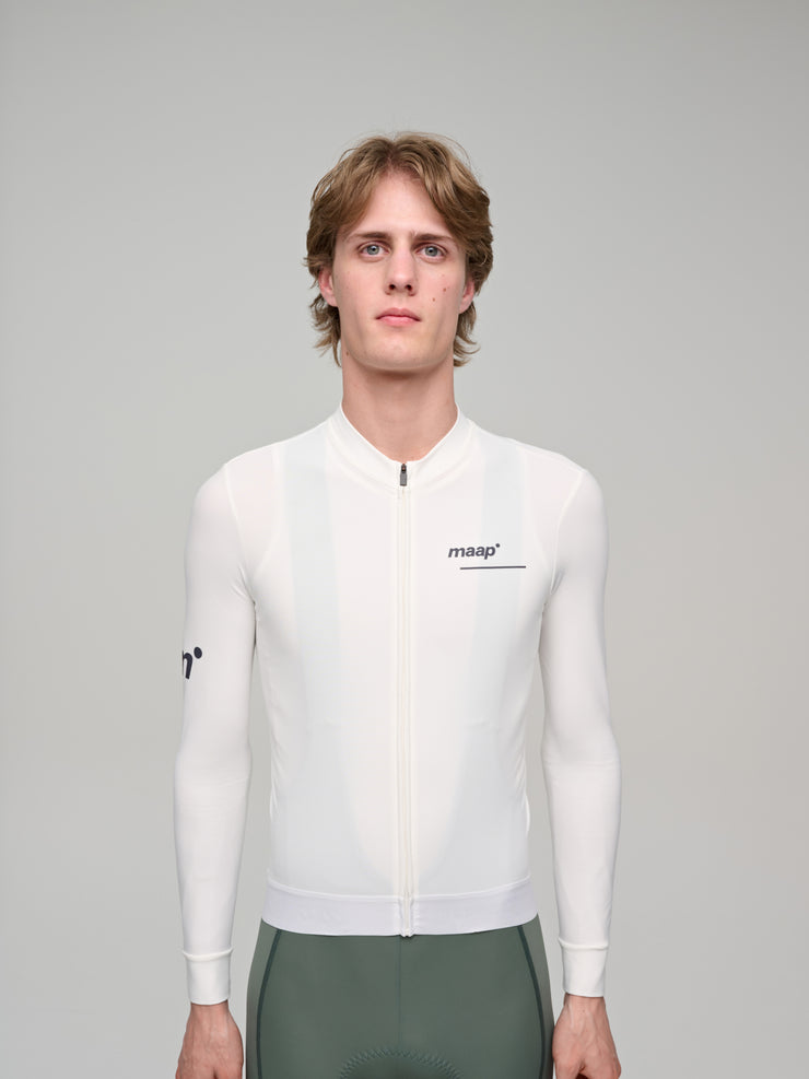 MAAP Training Men's Thermal Longsleeve Jersey White