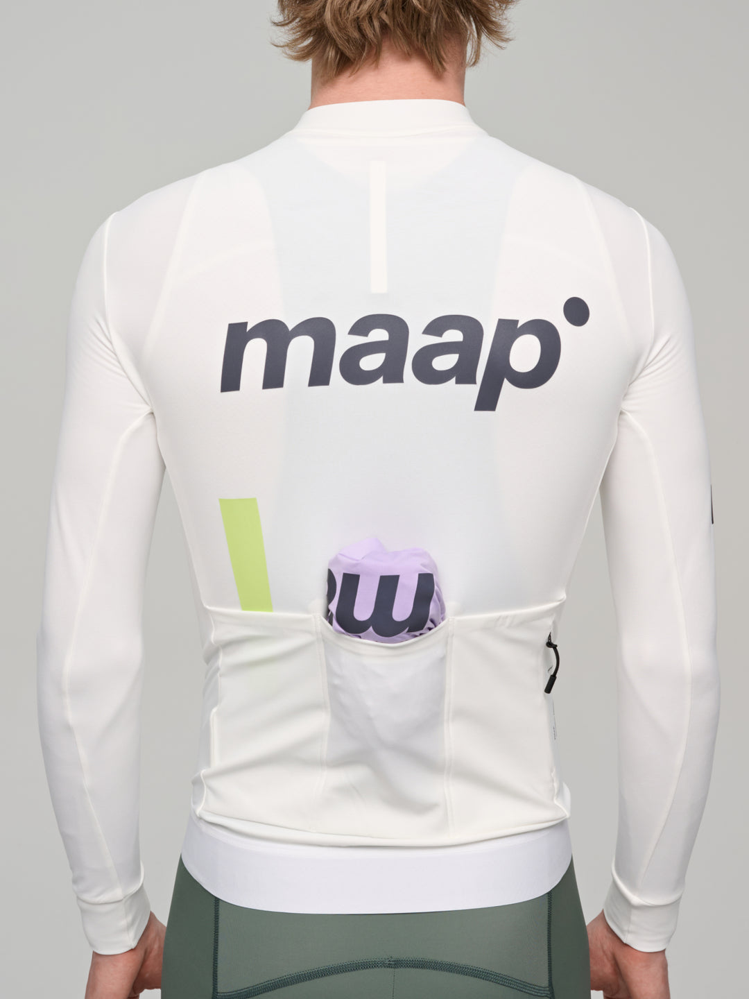MAAP Training Men's Thermal Longsleeve Jersey White | Maats MAAP Training Men's Thermal Longsleeve Jersey White | Maats