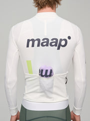 MAAP Training Men's Thermal Longsleeve Jersey White