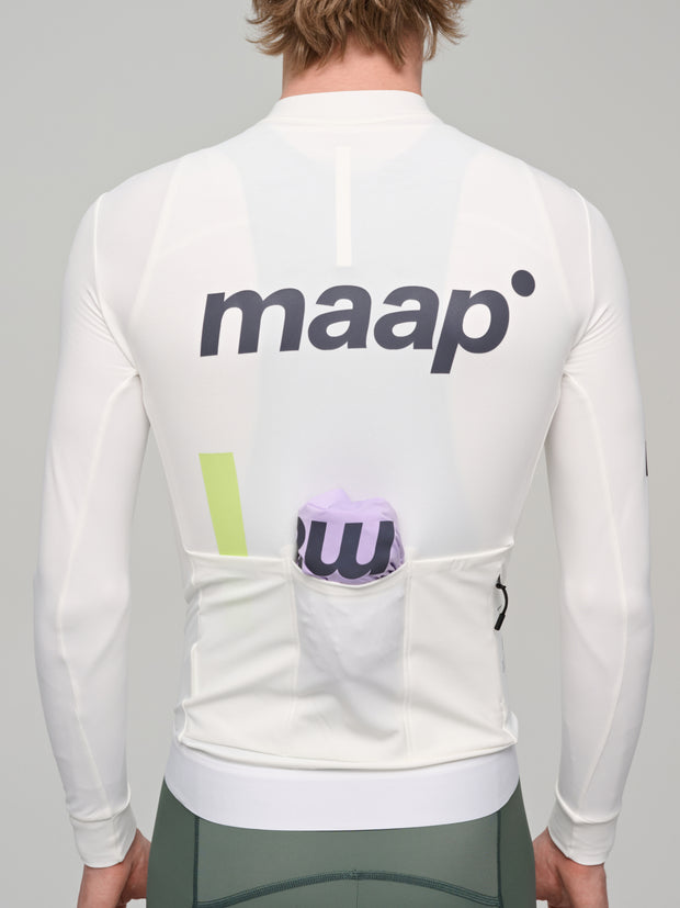 MAAP Training Men's Thermal Longsleeve Jersey White