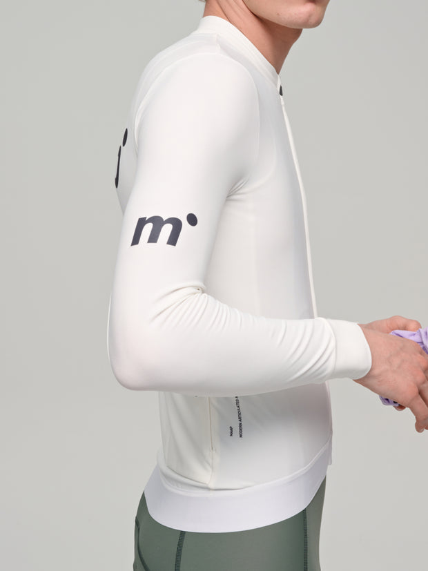 MAAP Training Men's Thermal Longsleeve Jersey White