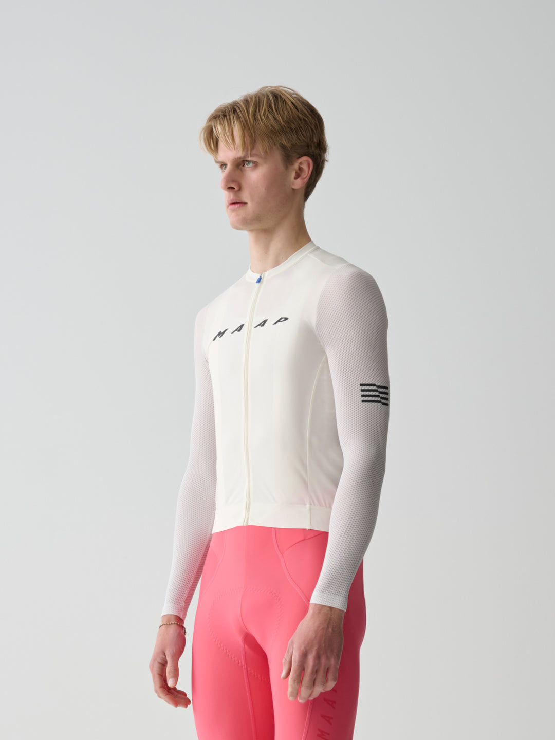 MAAP Evade Pro Base Men's Longsleeve Jersey 2.0 Chalk | Maats.cc