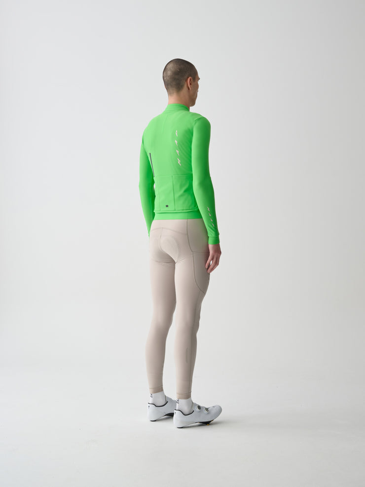 MAAP Evade Men's Thermal Longsleeve Jersey 2.0 Limedrop - Maats Cycling Culture