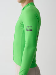 MAAP Evade Men's Thermal Longsleeve Jersey 2.0 Limedrop - Maats Cycling Culture