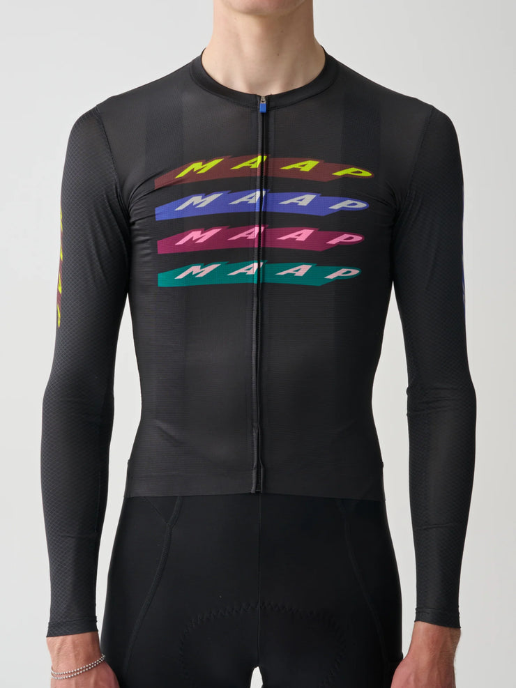 MAAP Evade X Pro Air Men's Longsleeve Jersey 2.0 Black - Maats Cycling Culture