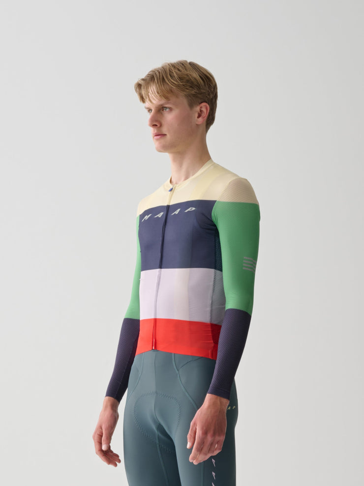 MAAP Level Pro Air Men's Longsleeve Jersey 2.0 Navy Mix