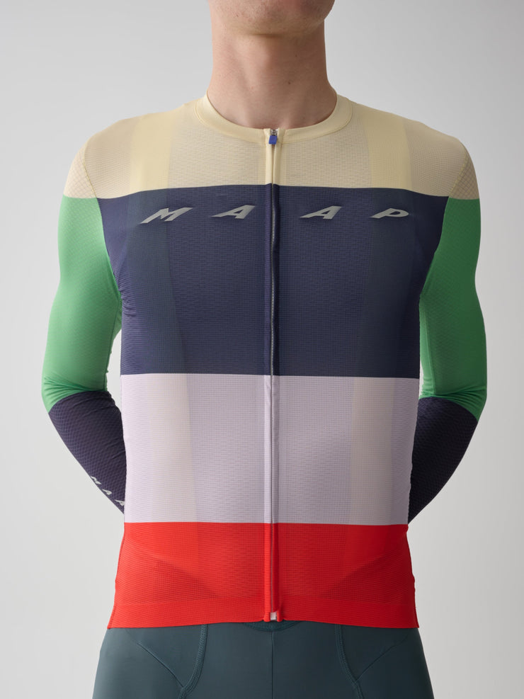 MAAP Level Pro Air Men's Longsleeve Jersey 2.0 Navy Mix