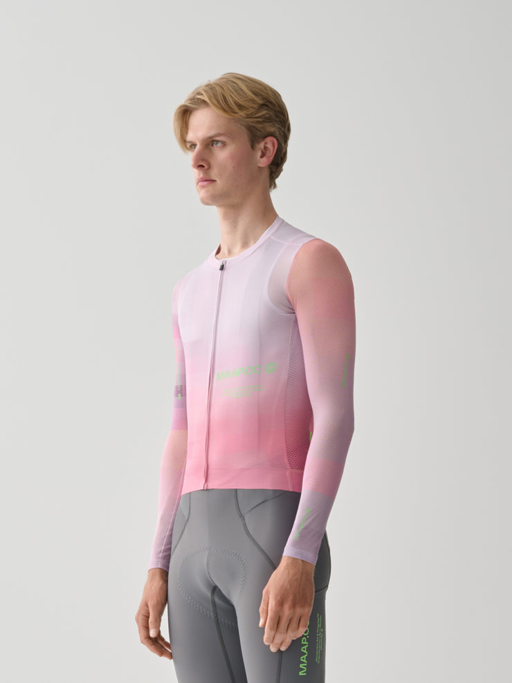MAAP Blur Men's Pro Air Longsleeve Jersey 3.0 Rosa