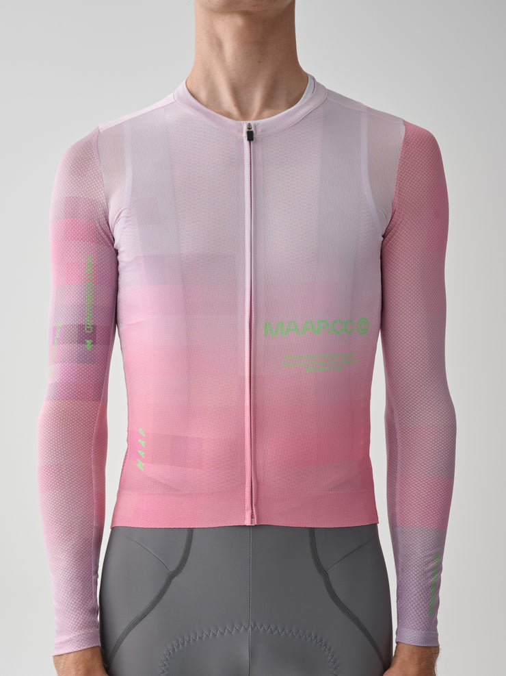 MAAP Blur Men's Pro Air Longsleeve Jersey 3.0 Rosa