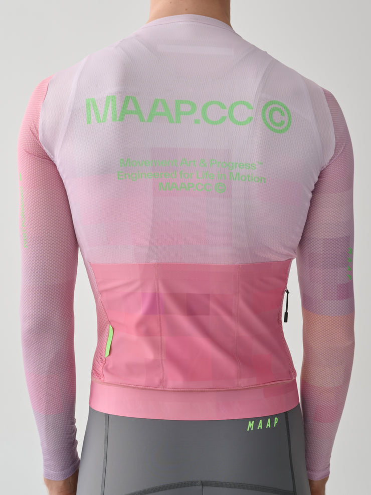 MAAP Blur Men's Pro Air Longsleeve Jersey 3.0 Rosa