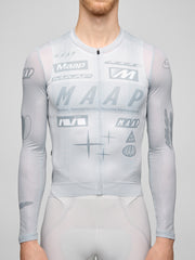 MAAP Drome Men's Pro Air Longsleeve Jersey 3.0 Ice Gray