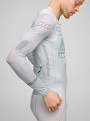 MAAP Drome Men's Pro Air Longsleeve Jersey 3.0 Ice Gray