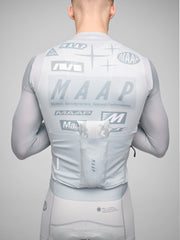 MAAP Drome Men's Pro Air Longsleeve Jersey 3.0 Ice Gray