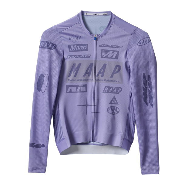 MAAP Drome Men's Pro Air Longsleeve Jersey 3.0 Lavender