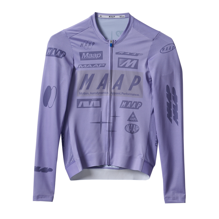MAAP Drome Men's Pro Air Longsleeve Jersey 3.0 Lavender