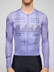 MAAP Drome Men's Pro Air Longsleeve Jersey 3.0 Lavender