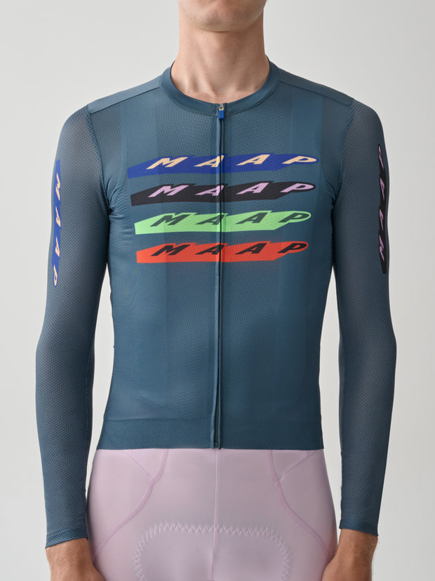 MAAP Evade X Men's Pro Air Longsleeve Jersey 3.0 Uniform Blue