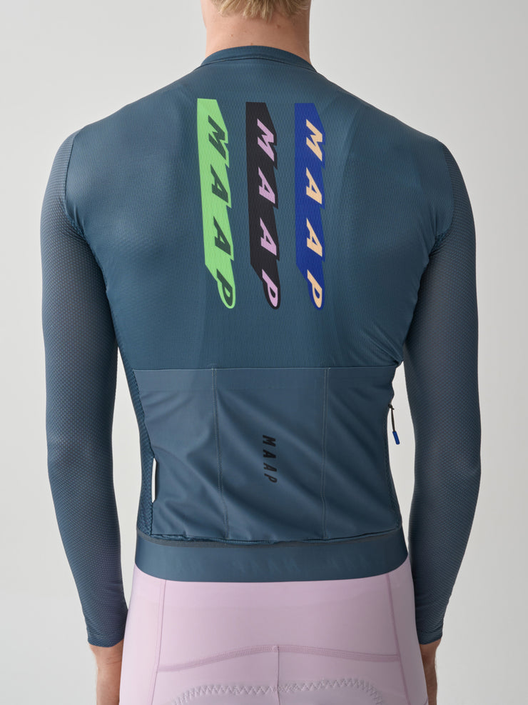 MAAP Evade X Men's Pro Air Longsleeve Jersey 3.0 Uniform Blue